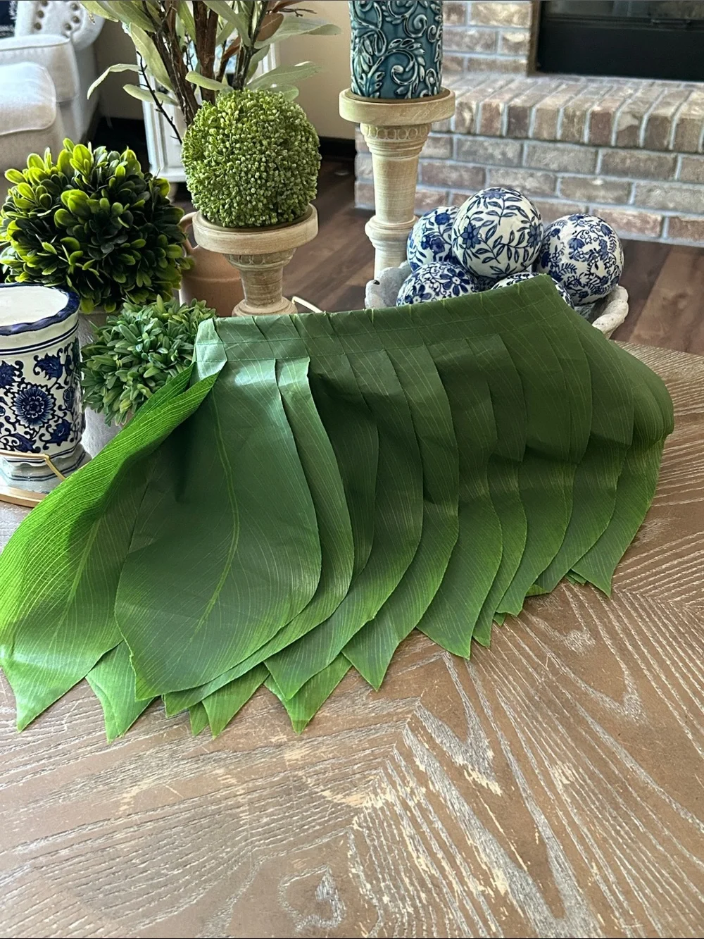Toddler Costume Artificial Banana Leaf Hawaiian Grass Hula Skirt